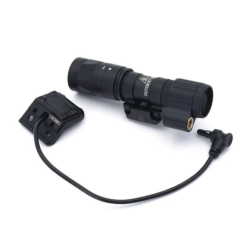 Tactical Crane Port Tailcap Cover for M300 M600 Flashlight Outdoor Weapon Scout Light Switch Cap