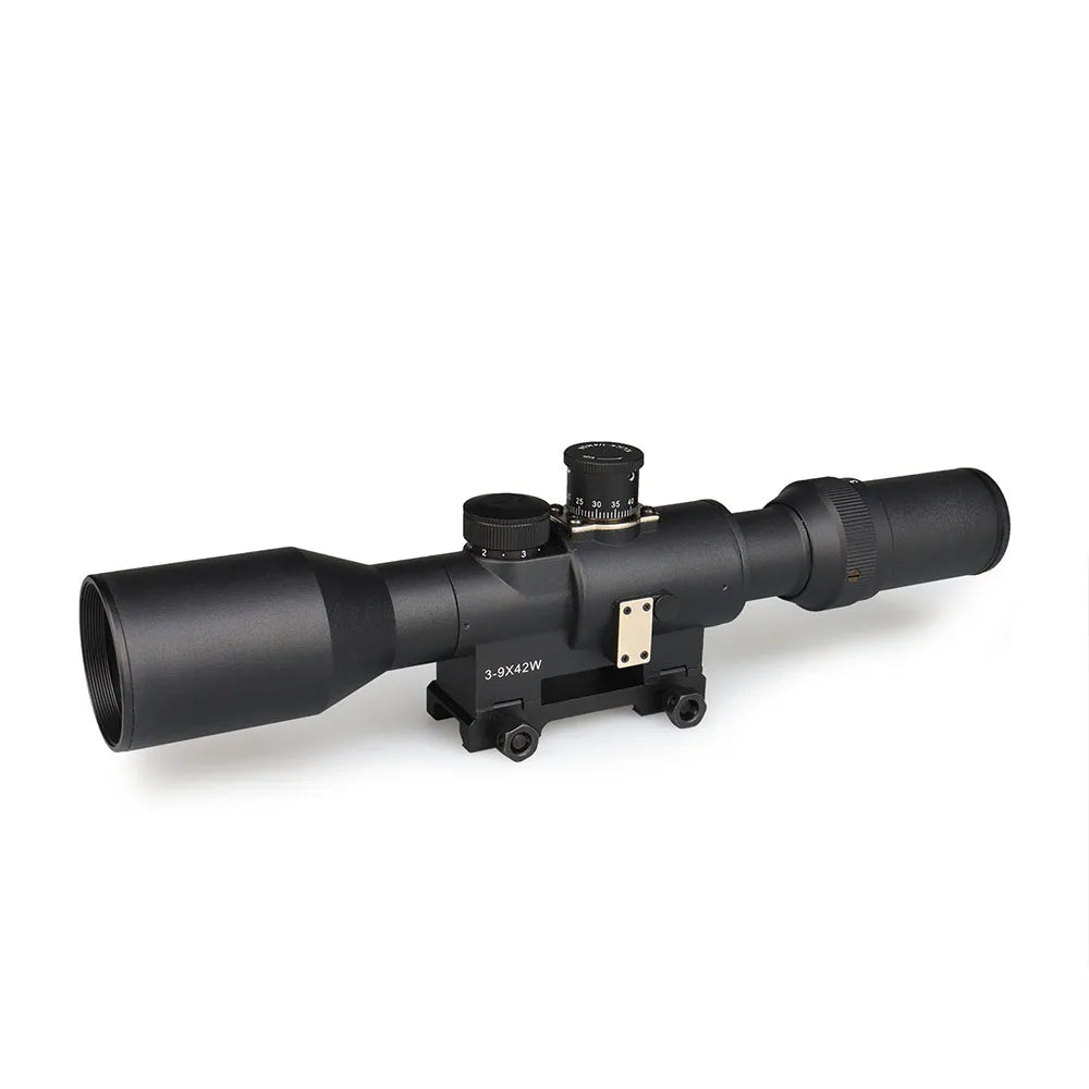 PPT Rifle Scope Lens 3-9x42 SVD Rifle Scope Hunting Magnificatio 3x-9x  with mount adapter Shooting gs1-0415