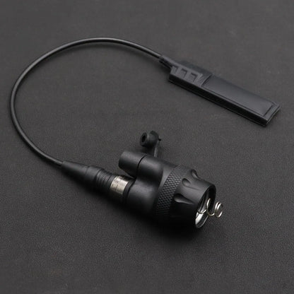 Tactical Dual Remote Pressure Switch Assembly for M300/M600 Series Weapon Lights, with Constant-on or Momentary-on Tape Switch