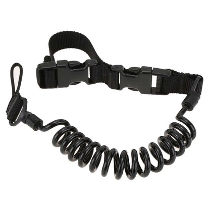 AQzxdc Tactical Pistol Lanyard Elastic Handguns Secure Rope Sling Molle System Gun Sling for Hunting Accessories