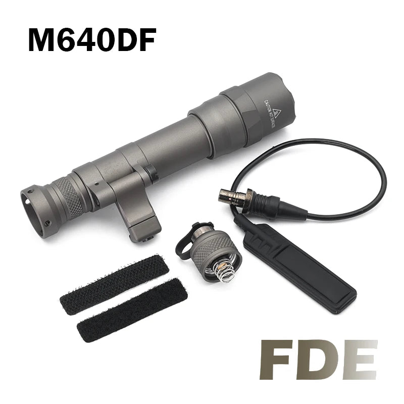 Tactical Airsoft SF M640 M640DF M340V Light Outdoor Rifle Flashlight Light LED Lanterna Fit 20mm Rail