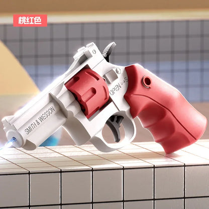 Mechanical Continuous Firing Water Gun Manual Small ZP5 Revolver Pistol Summer Outdoor Beach Poor Toy Mini Water Gun for Kids