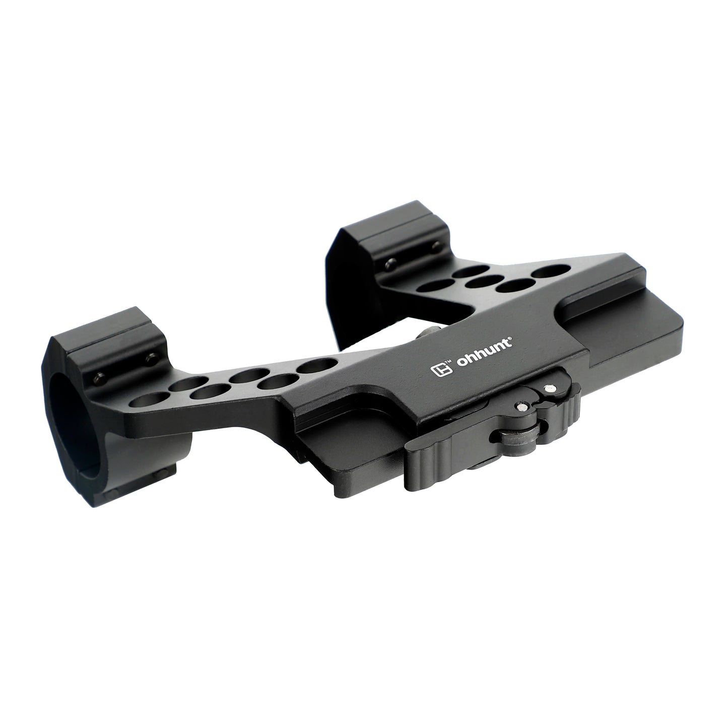 AQzxdc Tactical Airsoft Accessories AK Side Rail Scope Mount with Integral 25.4mm 30mm Ring Quick Detach System