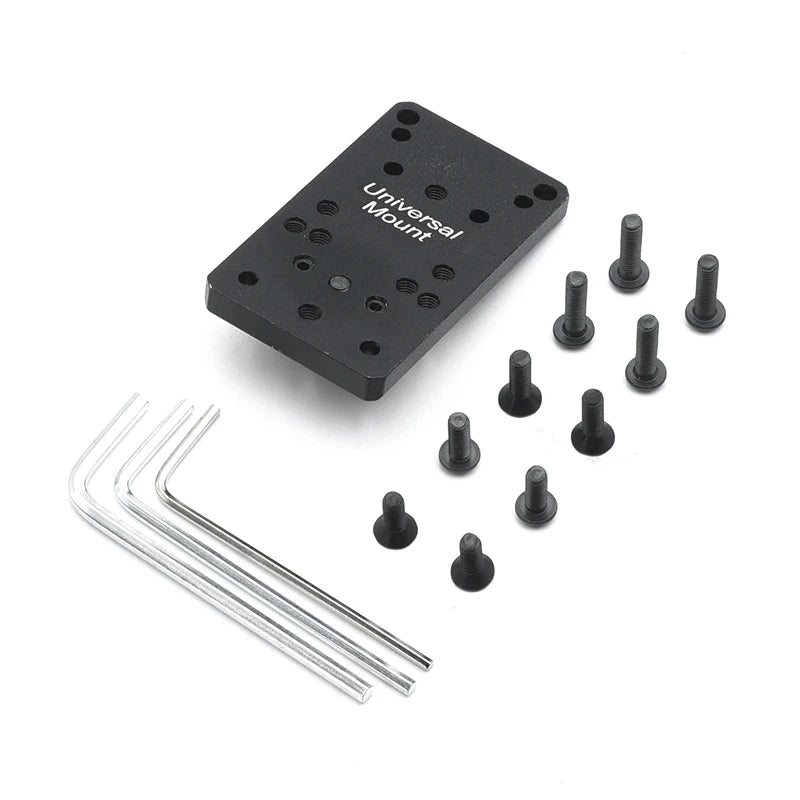 Tactical Glock Mount Plate Base Universal PistolMount for VENOM Doctor Red Dot Optics Sights CNC Metal