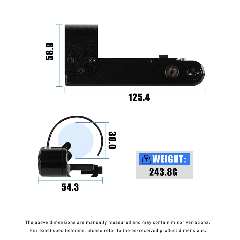 OKP-7 SVD 1x34 Green Illuminated Dot Rifle Scope with Arrow Reticle Picatinny Rail Mount/Side Mount
