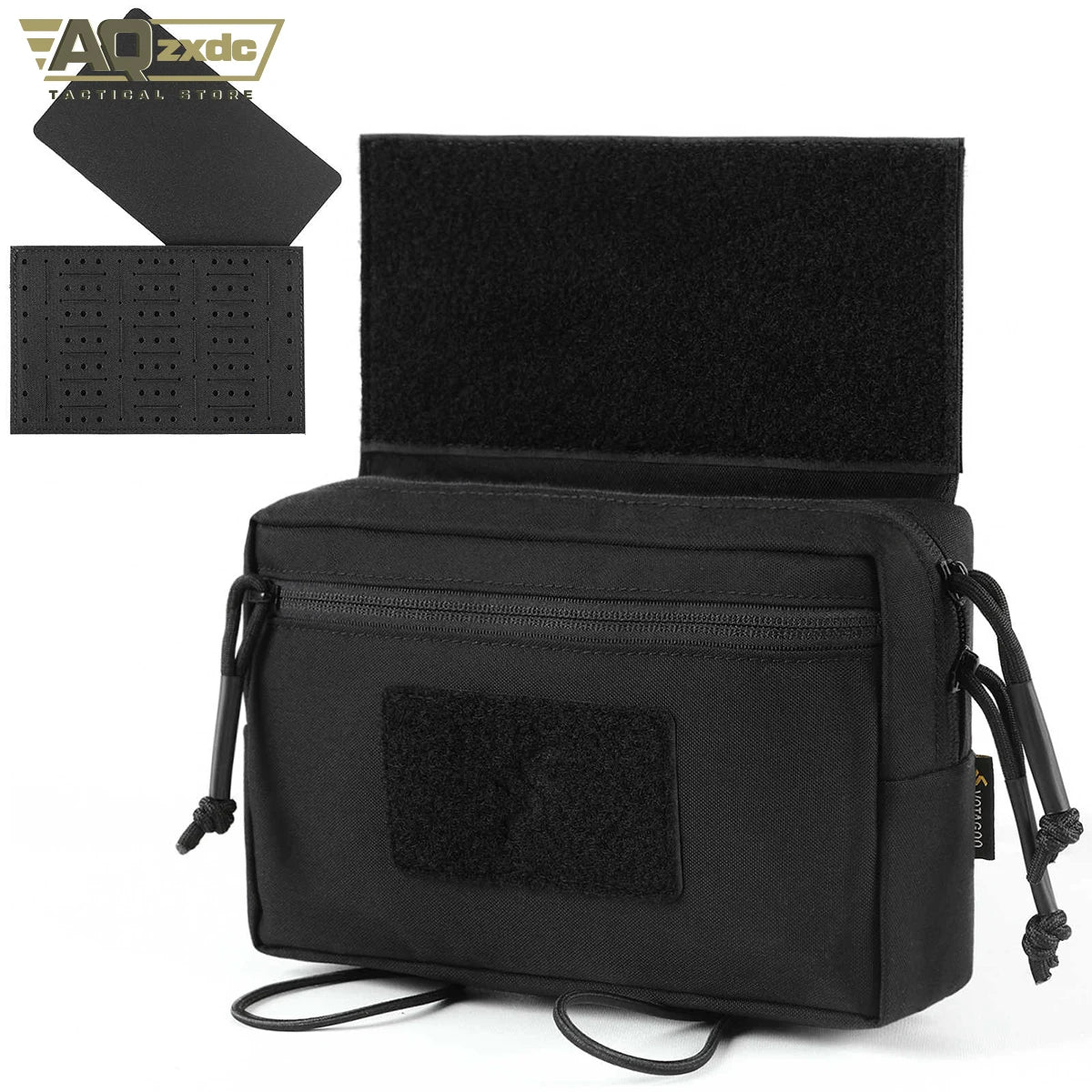 AQzxdc Tactical Magazine Pouch Radio Pouch MAG Flap Insert Cover for MK2 MK3 MK4 Tactical Chest Rig Vest Molle Accessory Bag