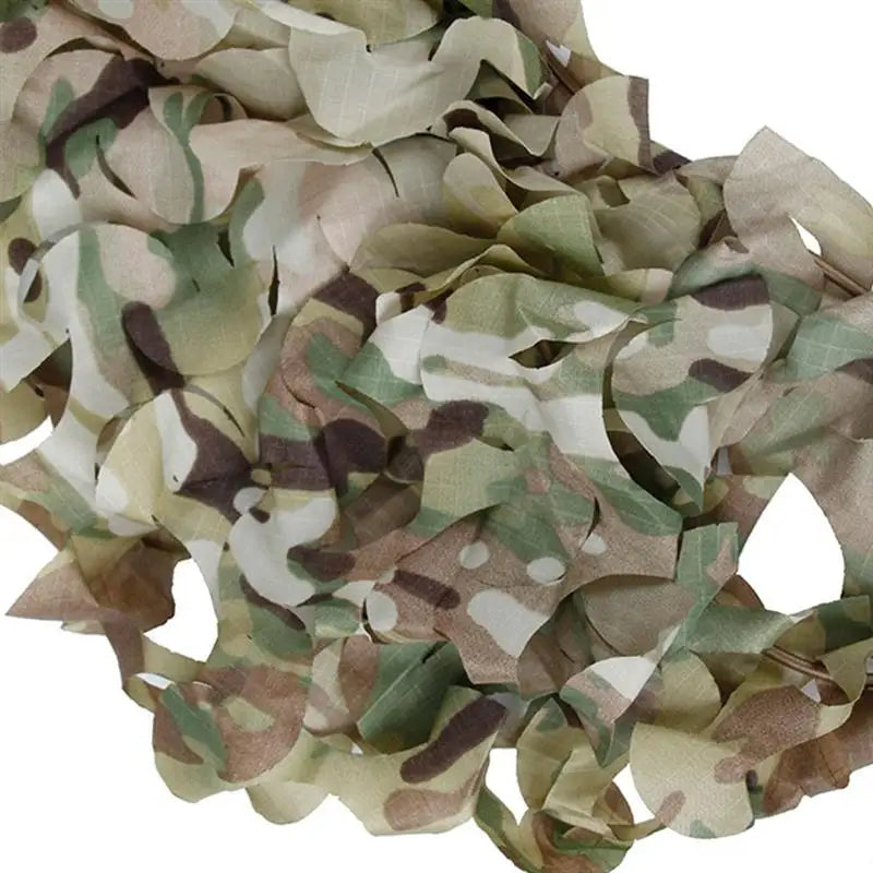 Multicam FAST Helmet Cover, Lightweight Laser Cutting Helmet Scrim Camouflage Net Cover, for Airsoft Paintball Hunting