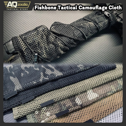 Airgun fishbone anti-counterfeiting cloth, for Hunting Military Decorations Party Shooting - tactical camouflage cloth