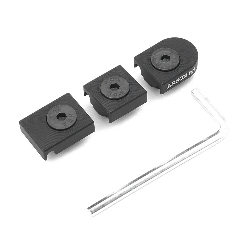 M-LOK Wire Guide System 3pcs/Set Cable Management Rail Cover Picatinny Rail Handguard Wire Guide Tail Fixed