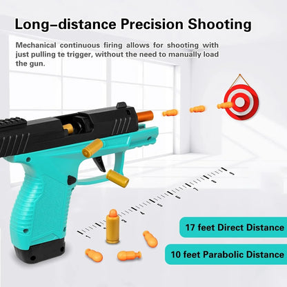 Mini GX4 Pistol Soft Dart Bullet Toy Gun Airsoft CS Outdoor Shooting Game Weapon Kids Adult Gift
