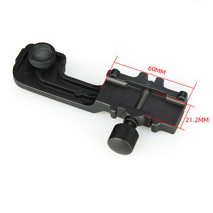 Tactical Plastic Metal J Arm NVG Mount Helmet Bracket Adapter for Hunting Airsoft Pvs 14 Night Vision Goggles fit Mich Fast M88