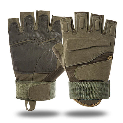 Tactical Gloves Airsoft Outdoor Half Finger Protective Gloves Commando Training Gloves Tactical Fingerless Gloves