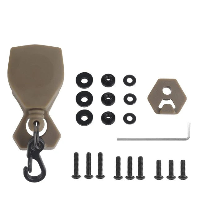 AQzxdc NVG Lanyard for 3-Hole Bracket mounting attaches securely Combat Helmet mounts - Prevents NVGs from Being Lost & Dropped