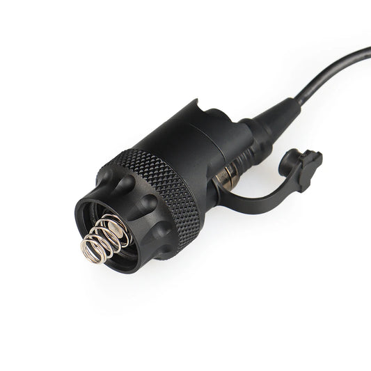 Hunting airsoft Accessories Remote Pressure Switch Remote Dual Switch Tailcap Assembly for Flashlights Black Tan Color gs33-0242