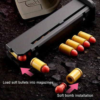 USP Throwing Shell Toy Gun Soft Bullet Airsoft Launcher Outdoor Sports CS Game Weapon Pistol Shooter Weapon for Children Gift