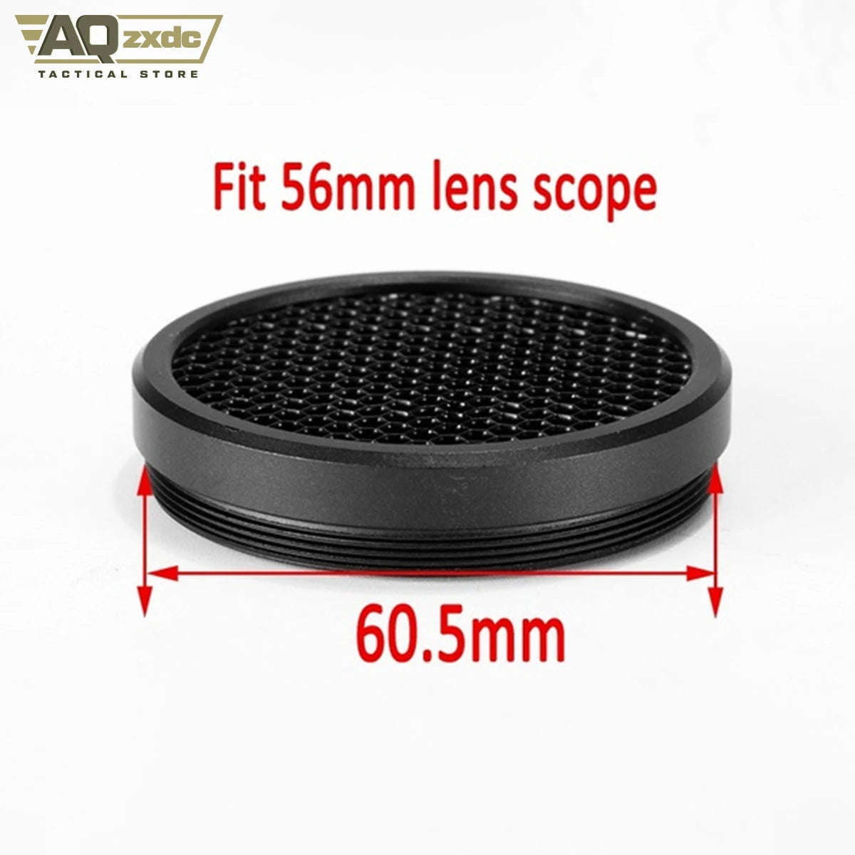 AQzxdc Tactical Metal Scope Cover Aim-O Killflash Honeycomb Matte Cover Telescope Cover