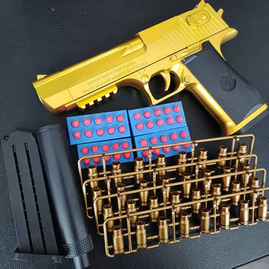 Shell Ejecting Desert Eagle Toy Gun Educational Toy Soft Bullet Blaster for Boys Adults Airsoft Pistol Children Birthday Gift