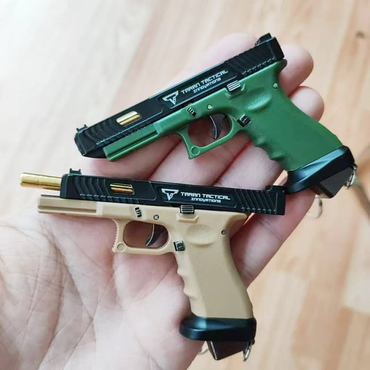 1:3 TTI G34 Mini Alloy Pistol Model Detachable Toy Gun Keychain Pendant Miniature Pistola Collection Toy Boys Adult Gifts