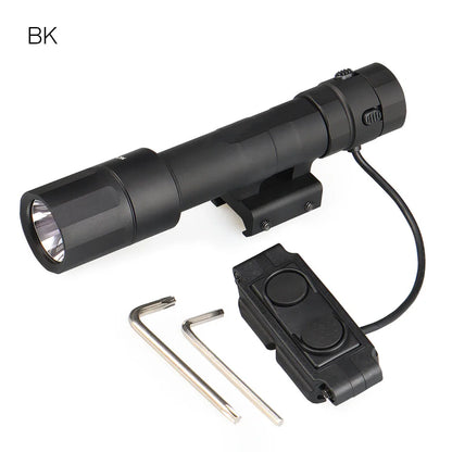 Tactical 2.0 MCH Single Output Flashlight 1400 Lumens Mini Light Momentary Constant Functions with Remote Press Switch 15-0156