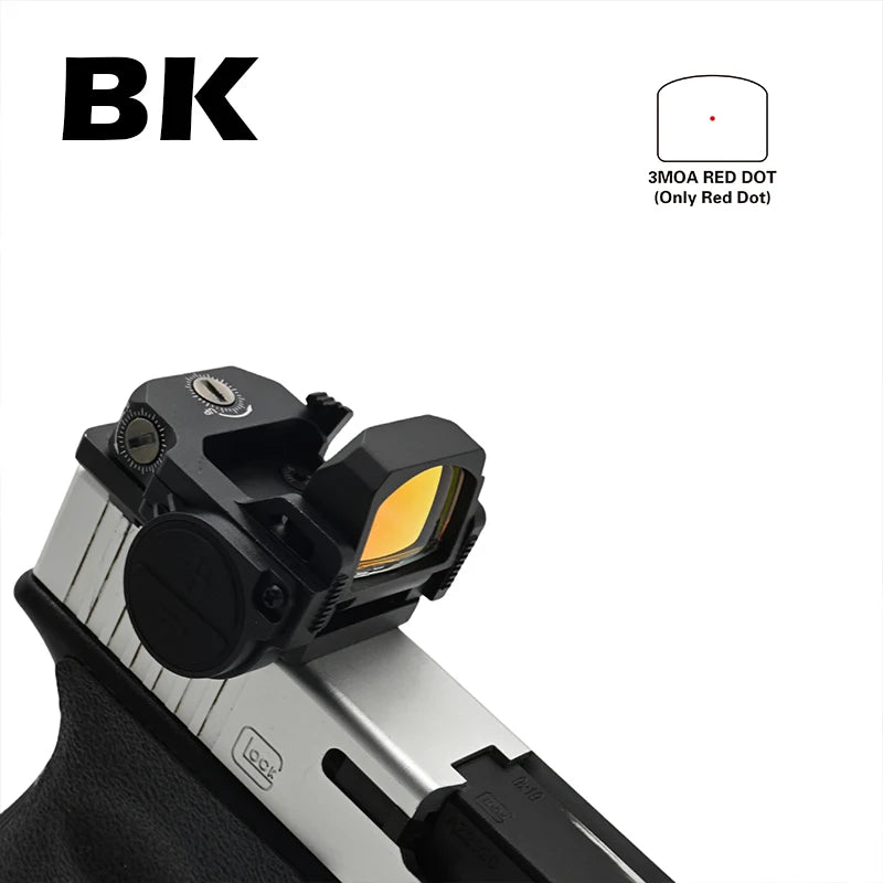 Tactical Vism Metal Flipdot Pro Flip Up Red Dot Scope Reflex Optic Sight for Airsoft Glock 17 Taurus G2C PT111 1913 Mount