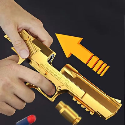 Shell Ejecting G17 Desert eagle Pistol Airsoft Blaster Gun Soft Bullet Toy Gun CS Shooting Weapons for Kids