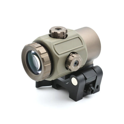 G43 Magnifier Sight 3X with Switch to Side Qick Detach QD Mount for Hunting and Airsoft Rifle Perfect Replica with Full Markings