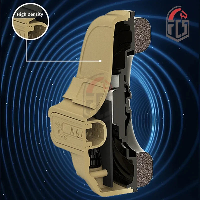 FMA FCS-TACTICAL Falcon Ears Pickup And Noise Reduction Tactical Communication Headset TB1490 Esports Headphones