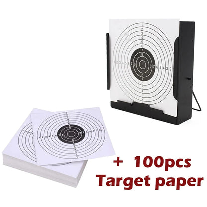 CQB Training Target Shooting Bullet BB Ball Collector Special Steel 14x14cm 100pcs Shooting Paper for Airsoft Paintball Target