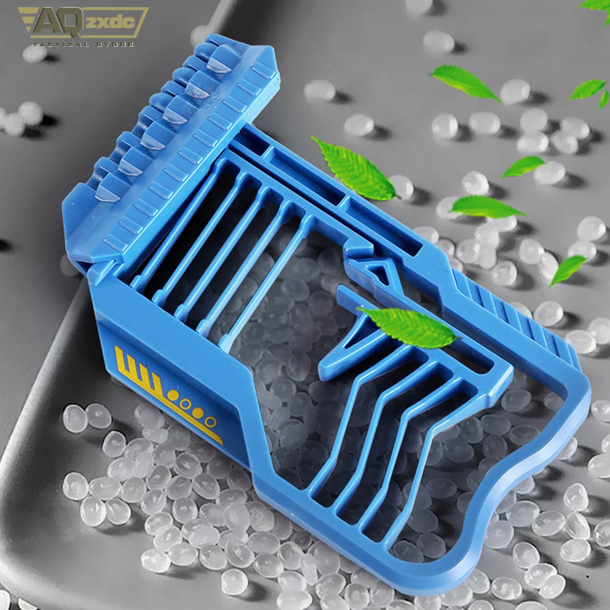AQzxdc Mini Launcher Toy with Soft Bullets and Target Continuous Soft Bullet Shooter Suitable for Outdoor Shooting Holiday Gift