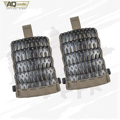 6 in 1 Tactical Gear Shoulder Armor And Crotch Protection+Skirts Wai   Tactical Vest Universal Chinese Style Shoulder Armor