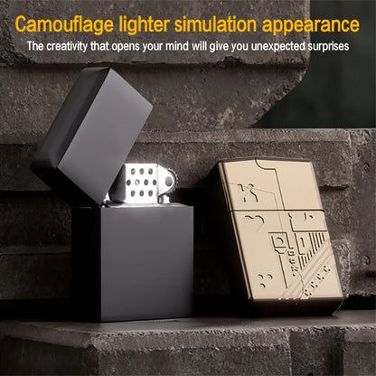 Tactical Decompression Toys, Shell-Throwing Toy Lighter Gun, Alloy Mini Model, Shell-Throwing Tactical Lighter Gun