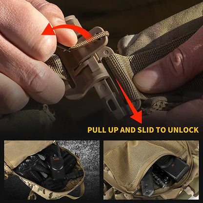 AQzxdc PTG Large Tactical Backpacks 20L Molle Assault Rucksack Waterproof Outdoor Hiking Camping Mountaineering Backpacks