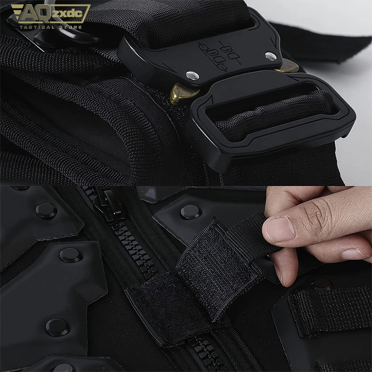 Tactical Airsoft Vest Body Armour Vest Molle Chest Protector Adjustable for Paintball CS Game for Men Airsoft Vest