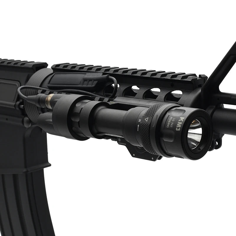 Tactical Weapon Light M952V IR Scout LED White Dual Output Waterproof Remote Switch Pressure Flashlight QD Mount Picatinny Rail