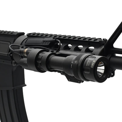 Tactical Weapon Light M952V IR Scout LED White Dual Output Waterproof Remote Switch Pressure Flashlight QD Mount Picatinny Rail