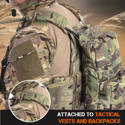 AQzxdc Military Gear Tactical Molle Hydration Pack 3L Hydration Carrier Pack Water Reservoir Bag for Molle Vest Backpack