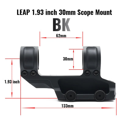 SCALAR Type LEAP 30mm / 34mm Riflescope Mount 1.54" / 1.93" Height 20mm Picatinny Rail Base Hunting and Airsoft Mount