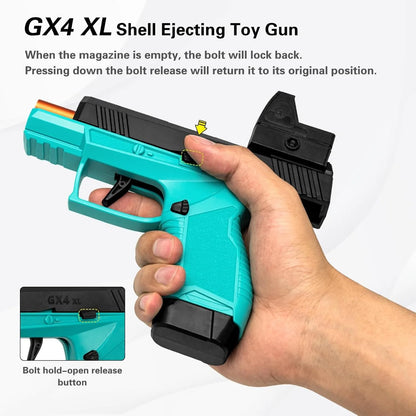 Mini GX4 Pistol Soft Dart Bullet Toy Gun Airsoft CS Outdoor Shooting Game Weapon Kids Adult Gift