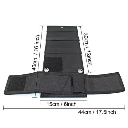 AQzxdc Tactical Under Mattress Bed Handgun Holster with Tactical Flashlight Loop Under Mattress Bed Pistol Holster
