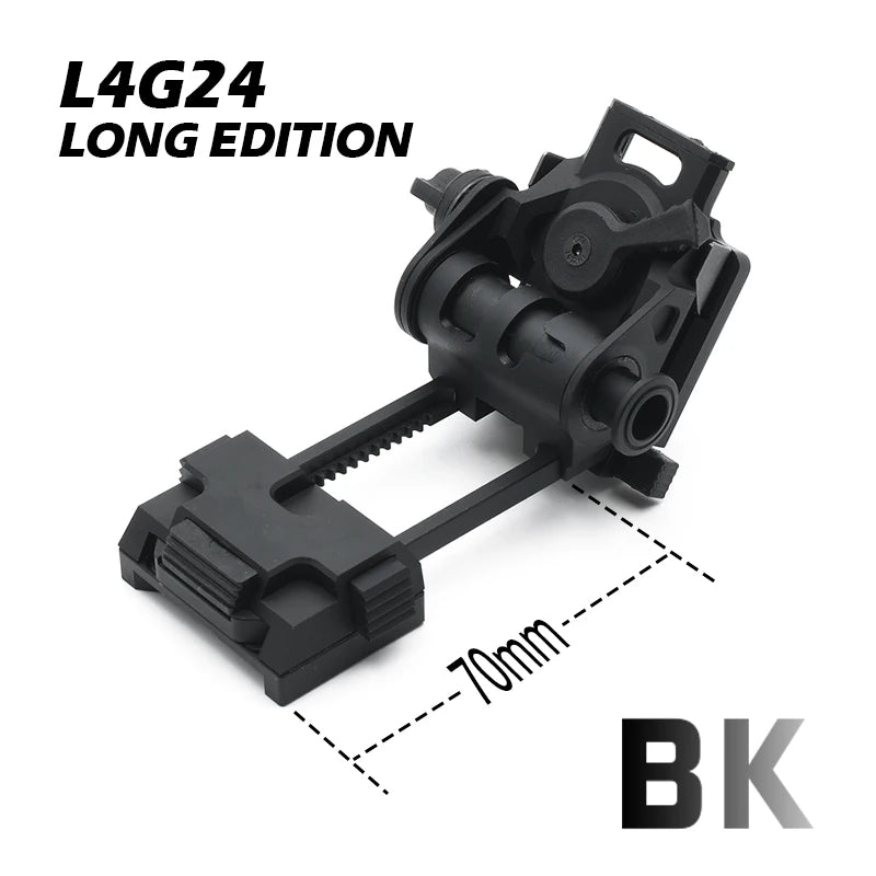 New Extended Edition Metal L4G24 NVG Helmet Mounting for PVS15 PVS18 PVS21 PVS31 Mount Quick Disassembly Night Vision Accessory