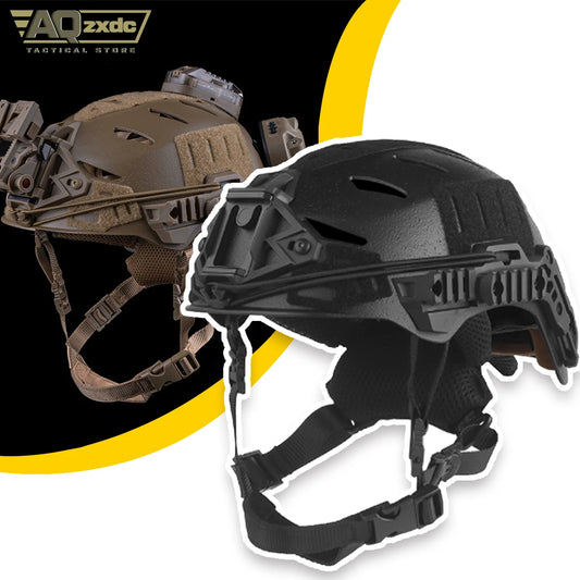 AQzxdc Tactical Paintball Breathable Training Helmet lightweight with FAST Team Wendy Helmet Liner Pad Chin Strap Airsoft Gear