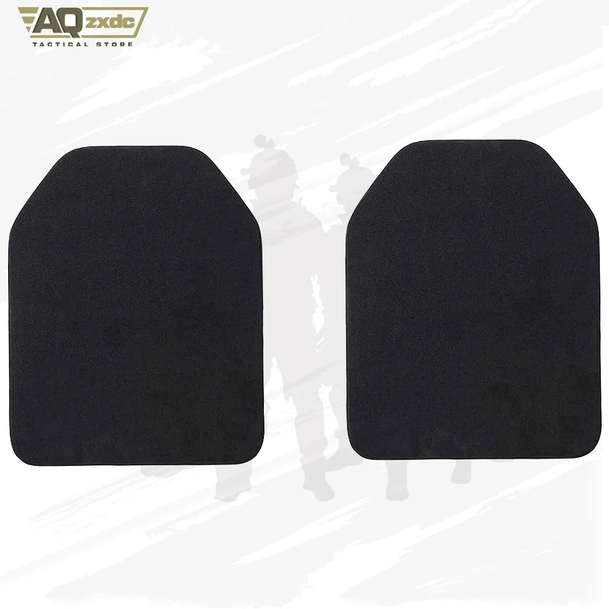 AQzxdc Tactical Airsoft Paintball EVA Vest Inner Liner Foam 10 in x 12 in Black 2 PCS Pad Plates for Airsoft Tactical Vest