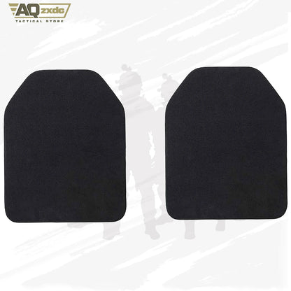 AQzxdc Tactical Airsoft Paintball EVA Vest Inner Liner Foam 10 in x 12 in Black 2 PCS Pad Plates for Airsoft Tactical Vest