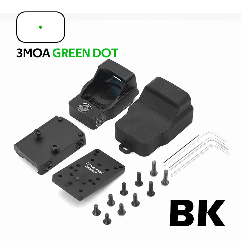New E-FLX Min Red Dot Relfex Sight 3 MOA Holographic Sight Optics with Full Original Markings for Hunting Milspec Tactical
