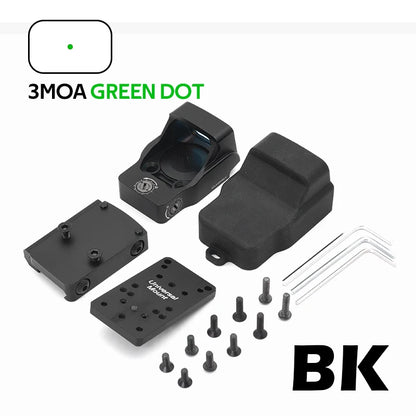 New E-FLX Min Red Dot Relfex Sight 3 MOA Holographic Sight Optics with Full Original Markings for Hunting Milspec Tactical