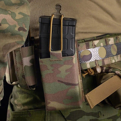 Tactical Belt Set with GP Pouch & 5.56/9mm Pouch, Multicam Adjustable Hunting Belt Set for Airsoft Paintbal