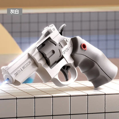 Mechanical Continuous Firing Water Gun Manual Small ZP5 Revolver Pistol Summer Outdoor Beach Poor Toy Mini Water Gun for Kids