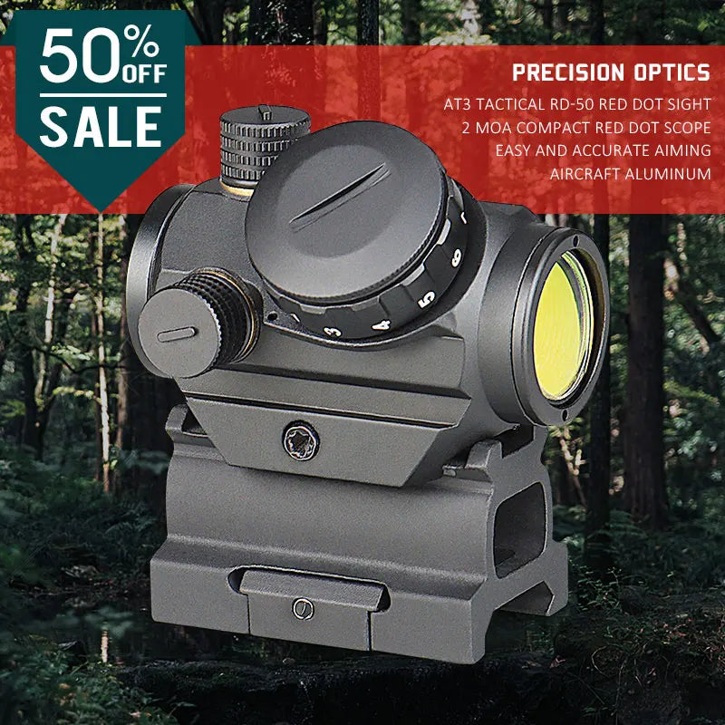 Hunting Scope Mini SIght 1x20mm HD reflex sight  Reticle with 20mm mount 2MOA Aim Red Dot for Hunting Shooting  gs2-0069B