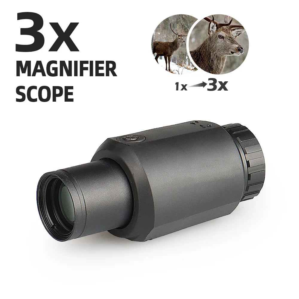 PPT Hunting Scope 3X Rifle Scope Airsoft Riflescope Shockproof and Waterproof Optics Sights Shooting Rifle Sighs gs1-0418