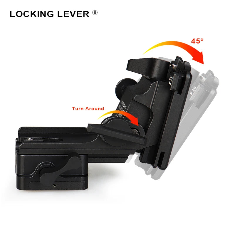 E.T Dragon PVS 14 J Arm Night Vision Goggles NVG Mount Metal Helmet Mount Rhino Mount Compatible with All Models of PVS14